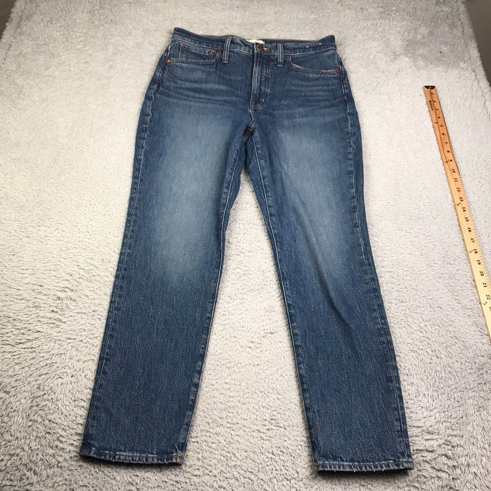 Madewell Perfect‎ Vintage Jeans Womens 30 (33x28) Blue Straight Stretch Denim